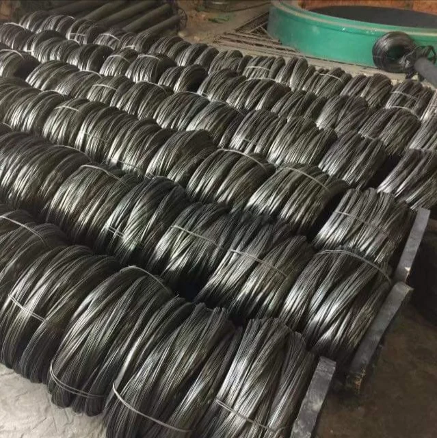Black annealed binding wire, diameters 1.6mm-2.5mm 50kg/coil