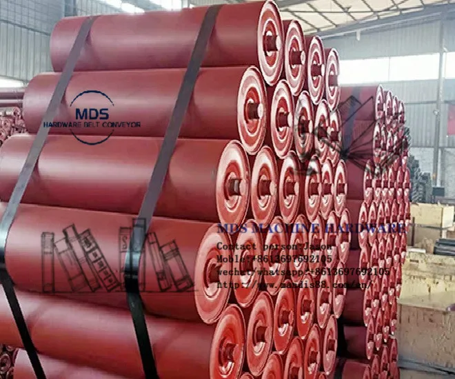 China belt conveyor roller belt conveyor steel rollers