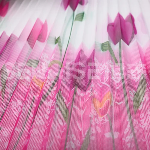 Wholesale Waterproof Fireproof Pleated Mesh Folding Net Polyester Retractable Plisse Insect Window Screen