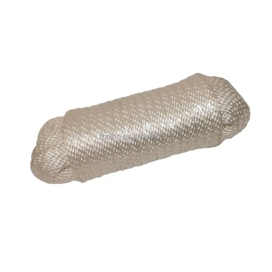 100% Nylon Rope  White Multifilament Nylon Solid Braided Rope