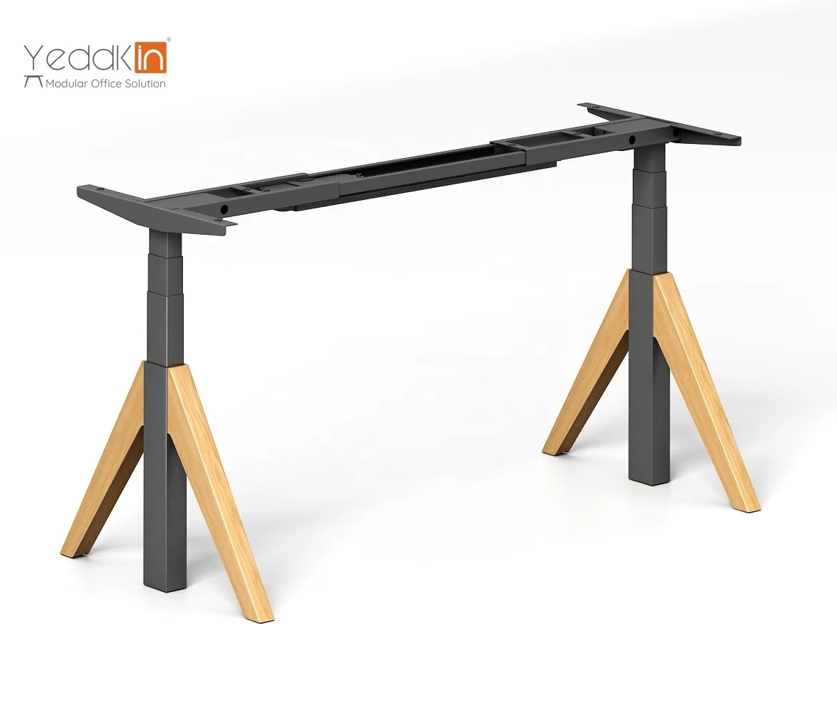 table feet adjustable height electric standing desk lifting mechanism frame desk dual motor sitting desk