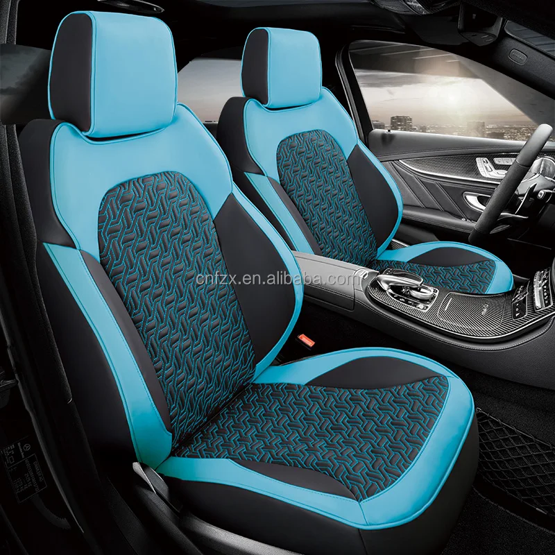  Customized Leather Car Front Seat Cover Protector For Auto Cars Suv Truck Interior