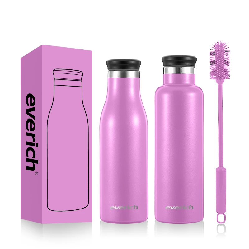 Customize logo and Color Small Mouth Water Bottle Stainless Steel Double Wall Vacuum Flask Leak Proof