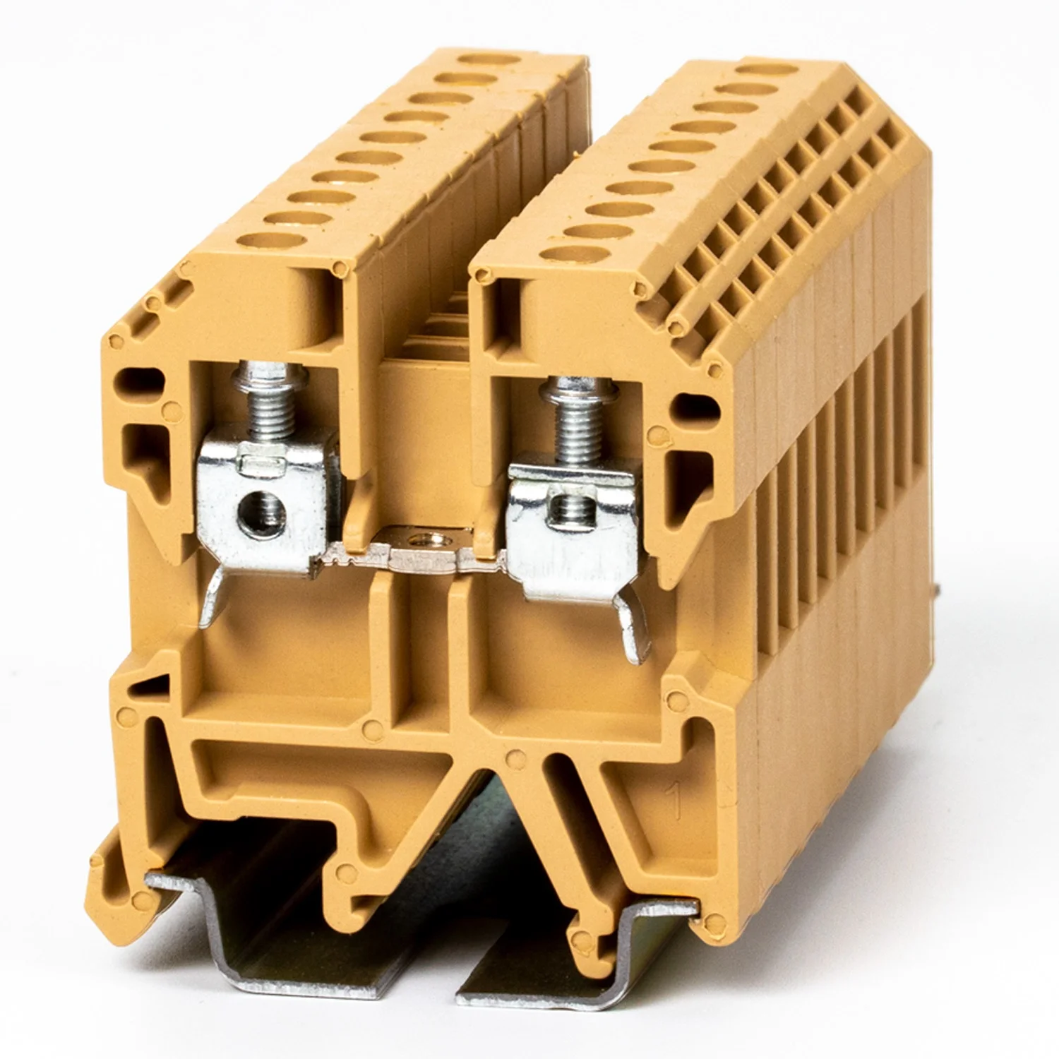 800V 32A 0.2-4mm2 screw terminal block brass conductor 24-12awg JXB/SAK-4EN used for automation control cabinet I/O