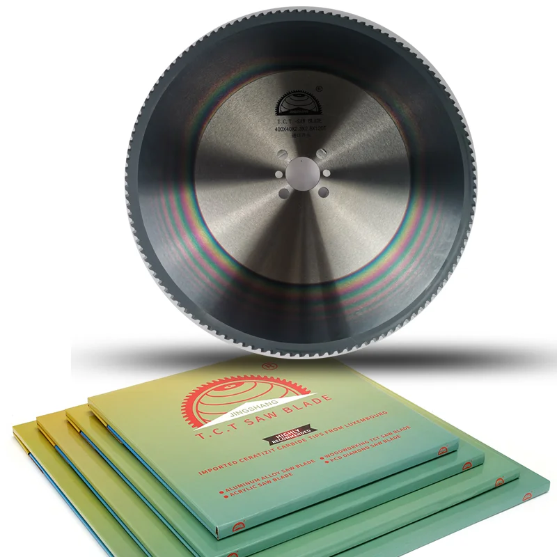 Steel tube cutting orbital flying circular saw blade for steel tube orbital flying cut-off on line