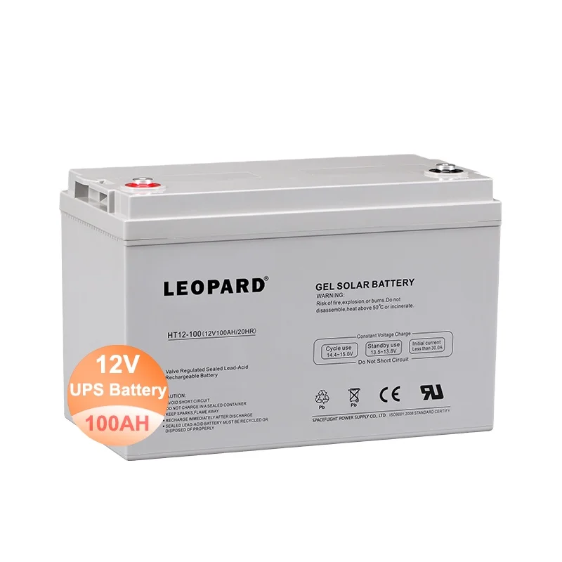 12v 100ah Deep Cycle GEL AGM Sealed Lead Acid Battery Energy Storage System