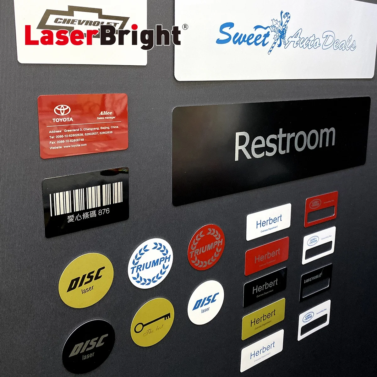 Laser engraving aluminum sheet two layers engravable Aluminum blanks Laserable Aluminum metal coated blank double color sheet