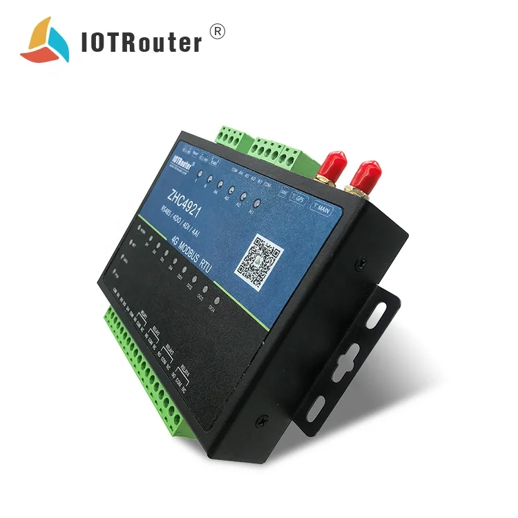 IOT Router ZHC4921 lorawan NB-IOT sensor DTU RTU modem mqtt 4g lte antenna ethernet gateway