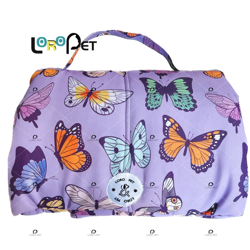 2024 UK Boutique Soft Customized Prints Waterproof Bed Easy Clean-Up Pet Portable Mat for Dog