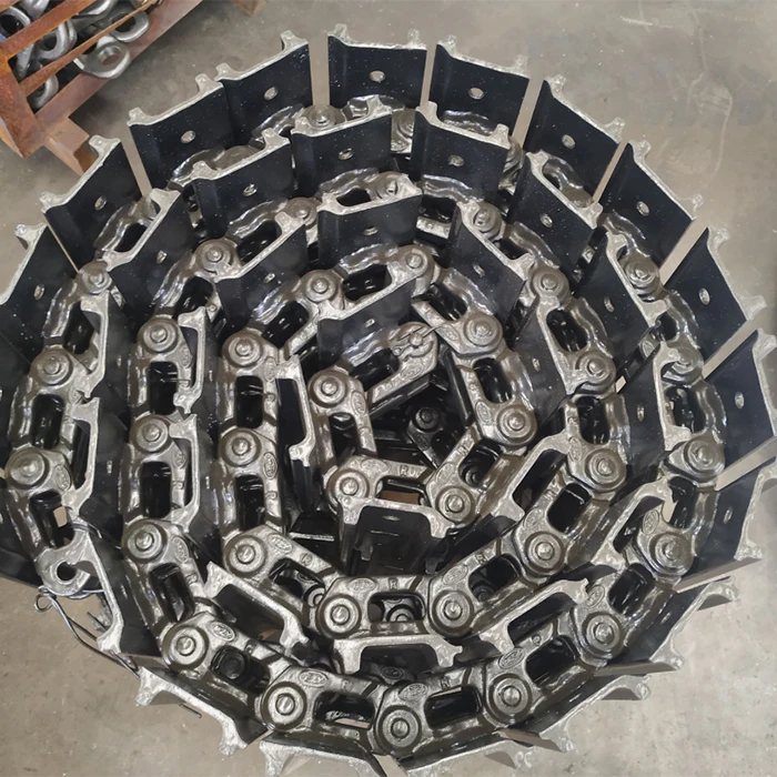 Excavator and track chain for d7g bulldozer Track chain link machine and excavator steel track pads