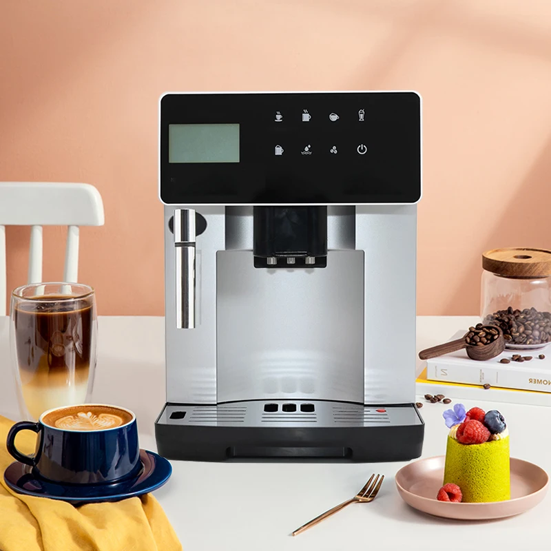 Hot Selling Professional Commercial Houseuse Coffee Machine Automatic Fully Cappuccino Latte Maker With One Touch Screen