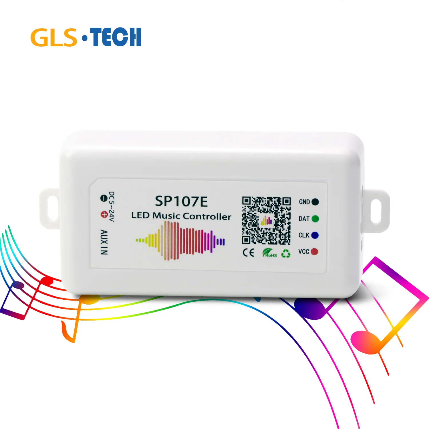 SP107E LED pixel dimmer Bluetooth music sync controller for WS2811 2812 smart home lights