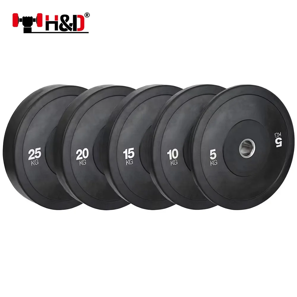 china wholesaleTraining Rubber Barbell weight  plate  barbell with weight plates setbarbell plates