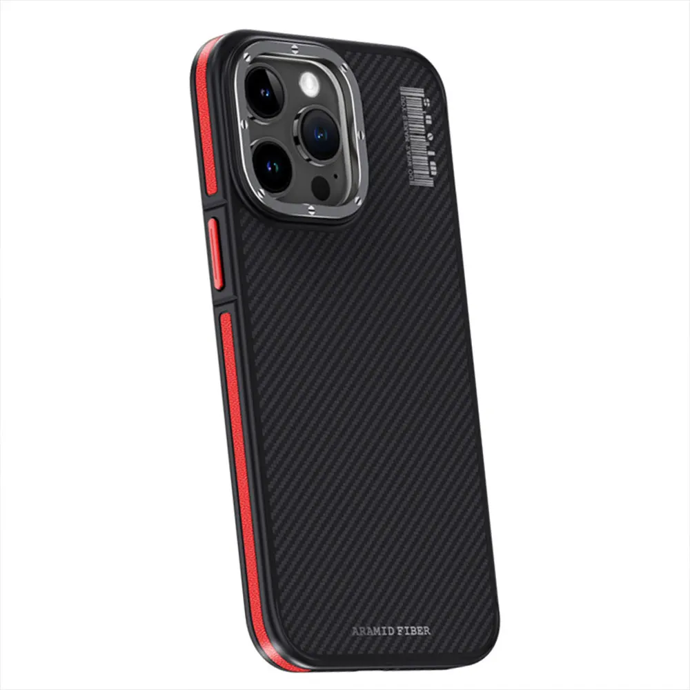 WLONS WLS30 Skin Friendly Carbon Fiber Drop Proof Frosted Suction Mobile Tpu Phone Case For Iphone 15