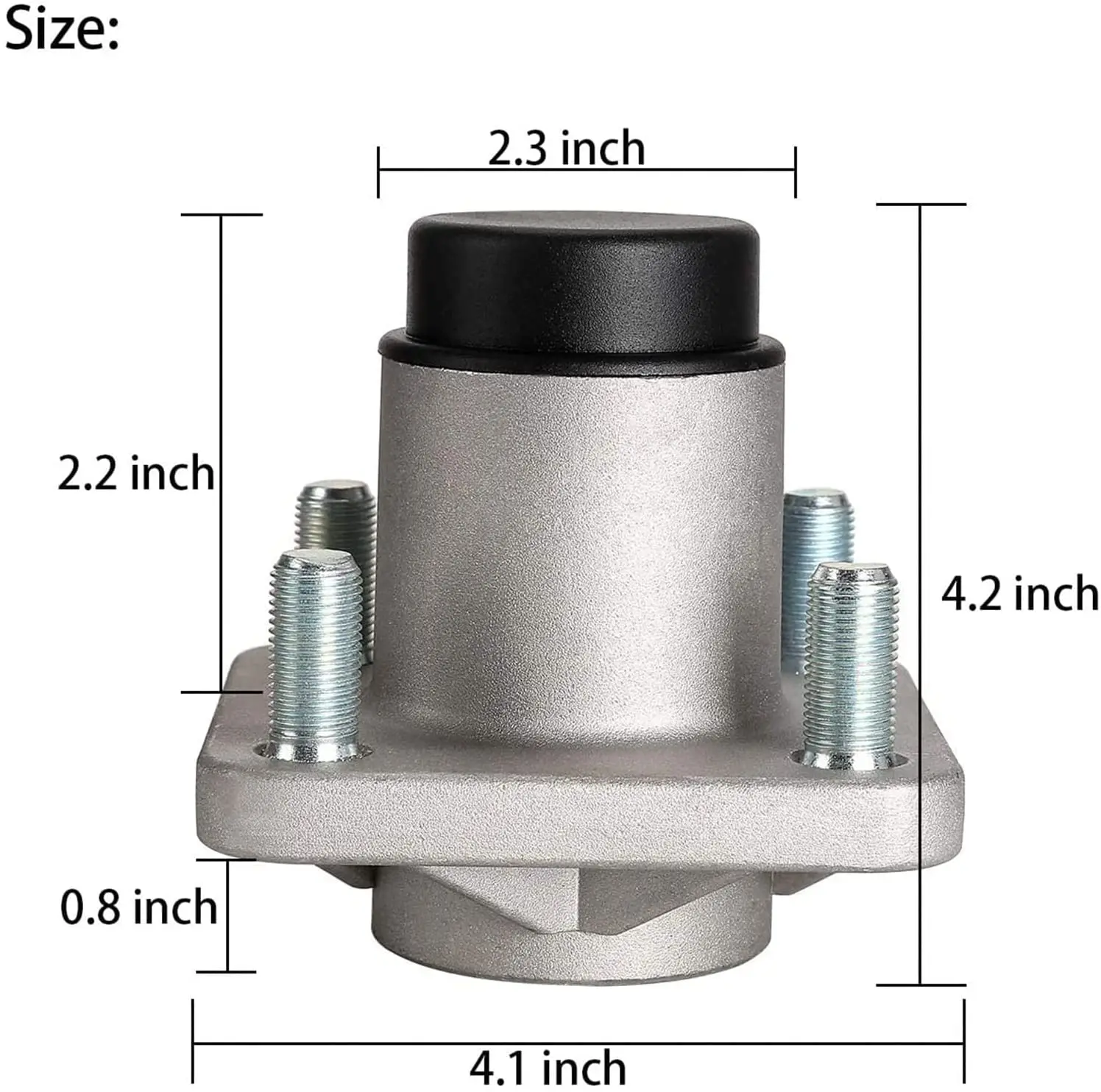 Golf Cart Front Wheel Hub Assembly for EZGO RXV 2008-up Gas & Electric, OEM# 609603 #600001