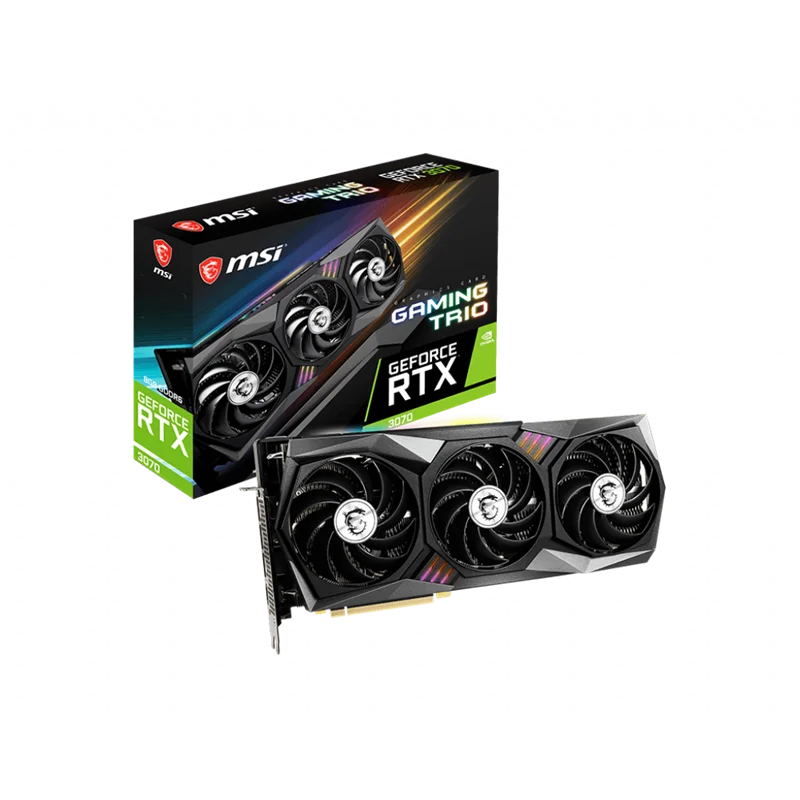 Dcloud High Quality MSI Graphics Cards GeForce RTX 3070 Ti GAMING TRIO 8G