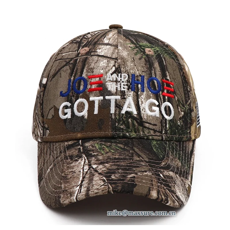 Camo USA Voting Baseball Hat Jo and ho Gotta Go Custom Election Campaign Baseball Cap