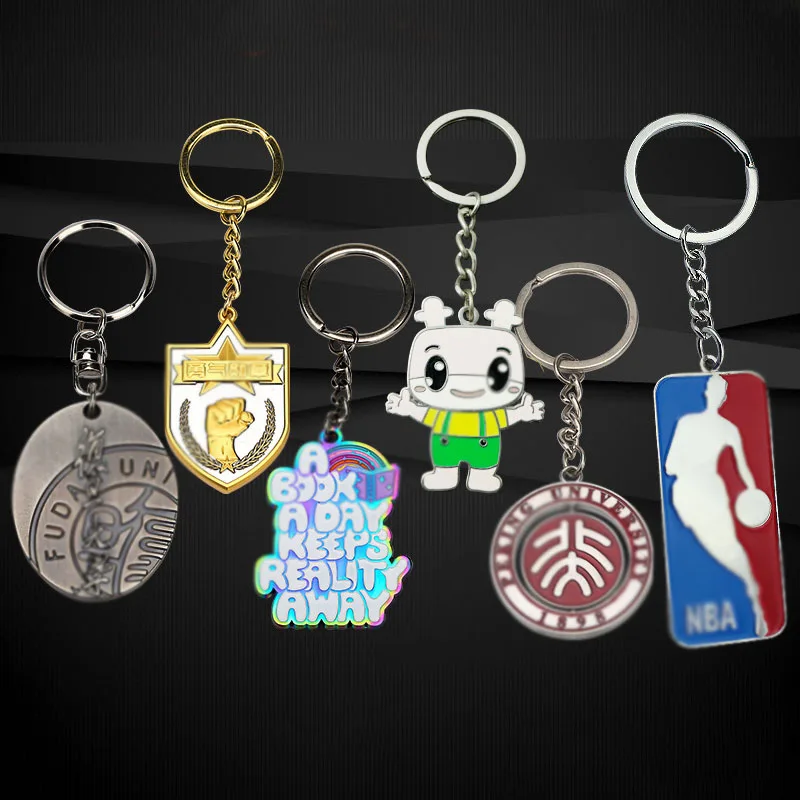 Custom Soft Enamel Souvenir Key Chain Gift Pendant Metal Pins Keychain