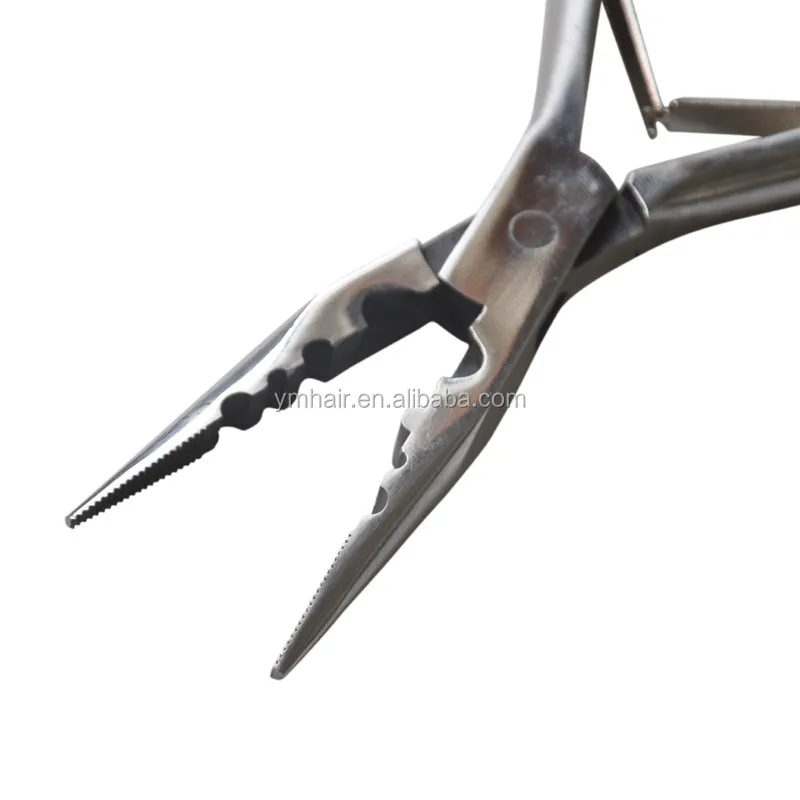 High Quality Stainless Steel Hair Extension Pliers for Micro Ring and Pre-bonded Hair Extension Tools Wig Accessory