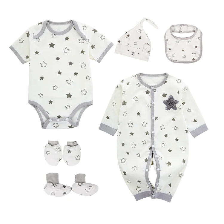Gender Neutral High Quality Jumpsuit Romper Clothes Summer Newborn New Born Baby Gift Baby Clothing Set