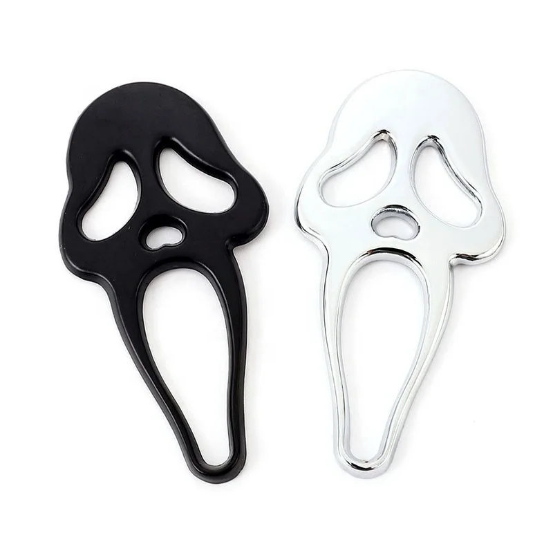 Scream Ghost Skull Emblem Auto Badge Motorcycle Decal For Mercedes BMW Audi Volkswagen VW Ford Nissan Toyota Styling Car Sticker