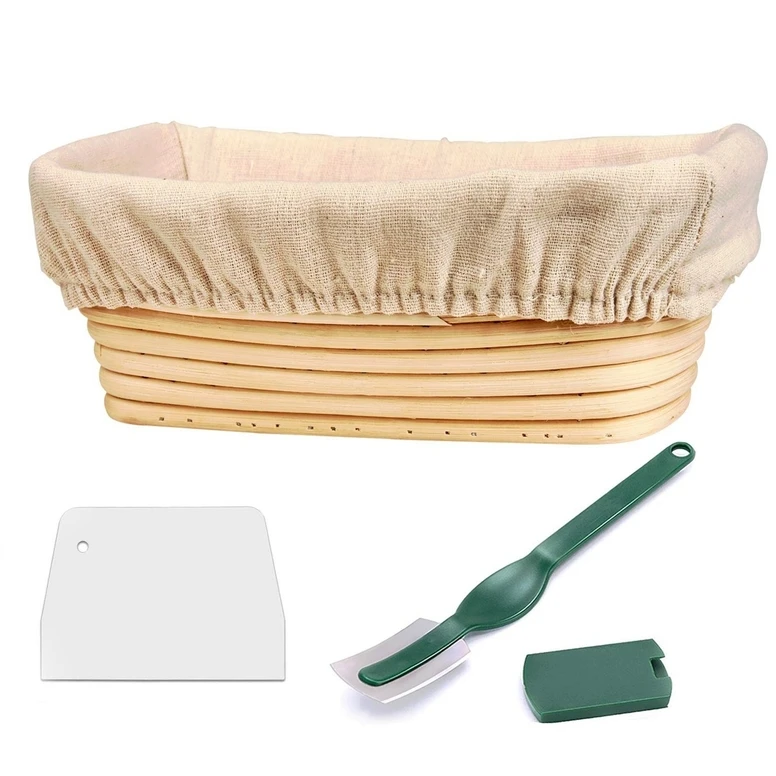 Bread Bow Knife Improvised Proofing Basket Baskets 10 Customized Size Dough Cabinet Cloth Bowl Covers For Rising