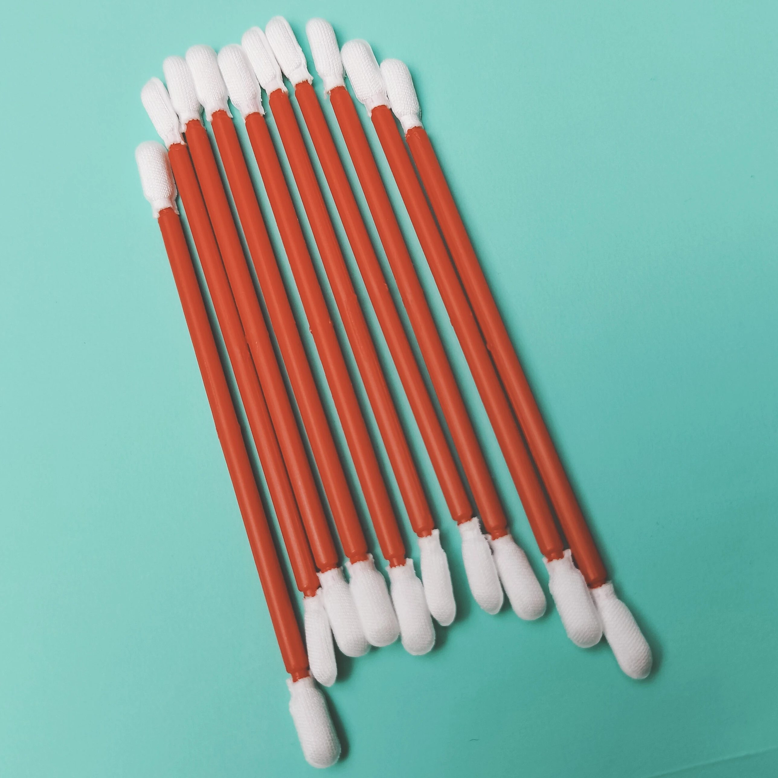 Polyester Swabs Industrial Double Heads Flocked Tip Micro Cleanroom Polyester Swab