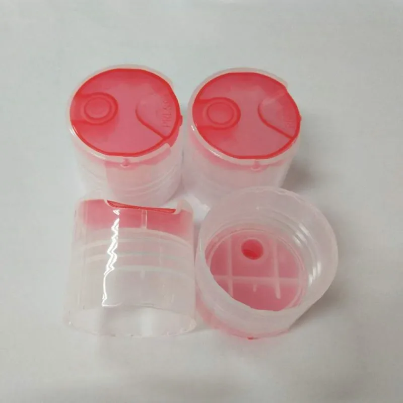 24mm matte black press cover for shampoo bottle packing 24/410 double wall disc top cap