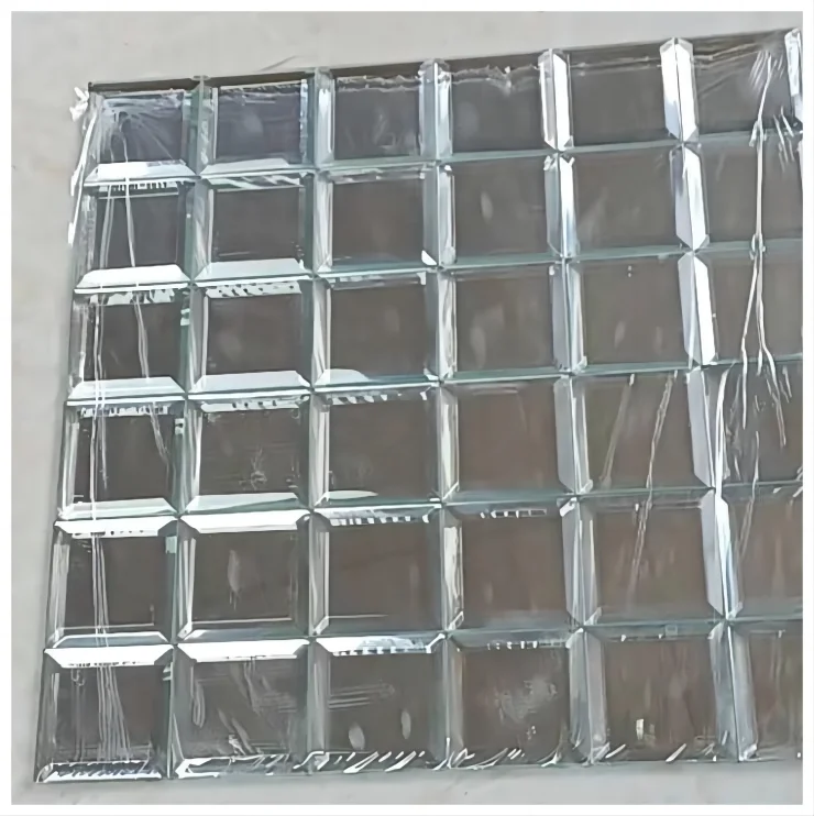 top sales customized sizes 4mm 5mm beveled mirror tiles