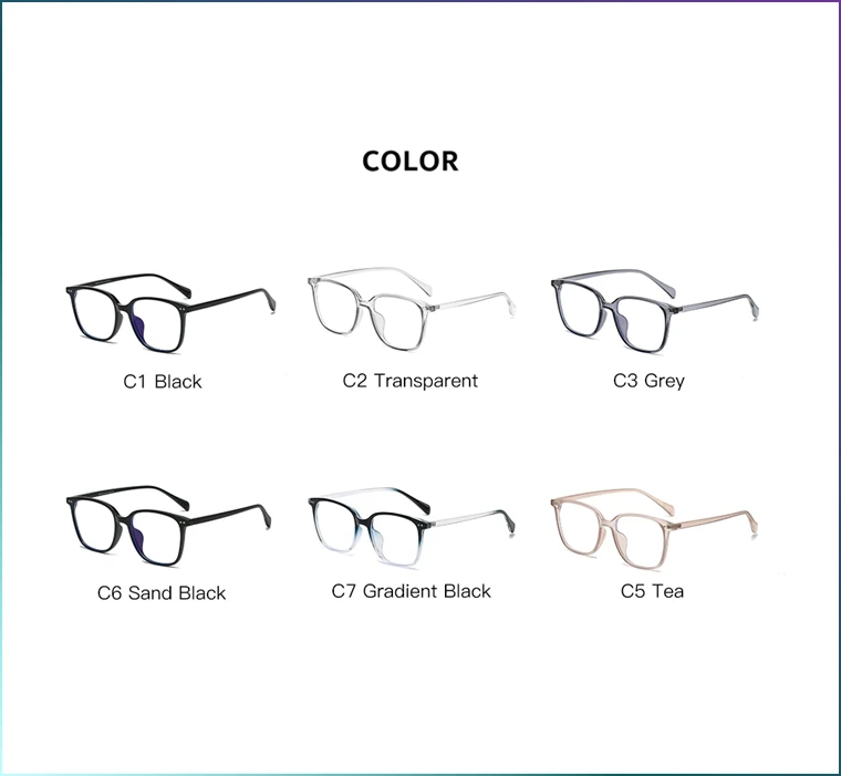NEW Computer Blocking Ray New Arrival Colorful Frame Anti Customized Logo Fashion Manufacturers blue light glasses