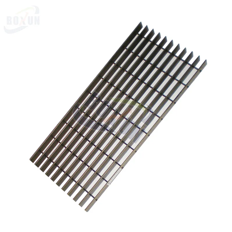 Anti-rust anodized Aluminum steel grating floor grates for walkway aluminum grating for wall Facade