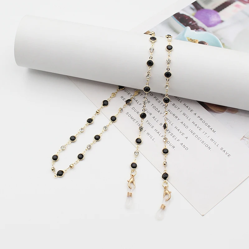 cross border coloful face masking chain with jewelry and  gold glasses chain  chain for jewelry making