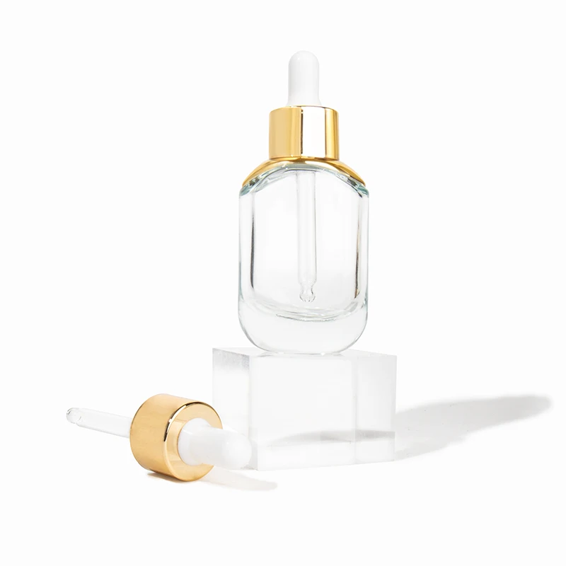 custom 15ml 30ml 50ml 100ml Cosmetic Packaging Glass Serum Bottles