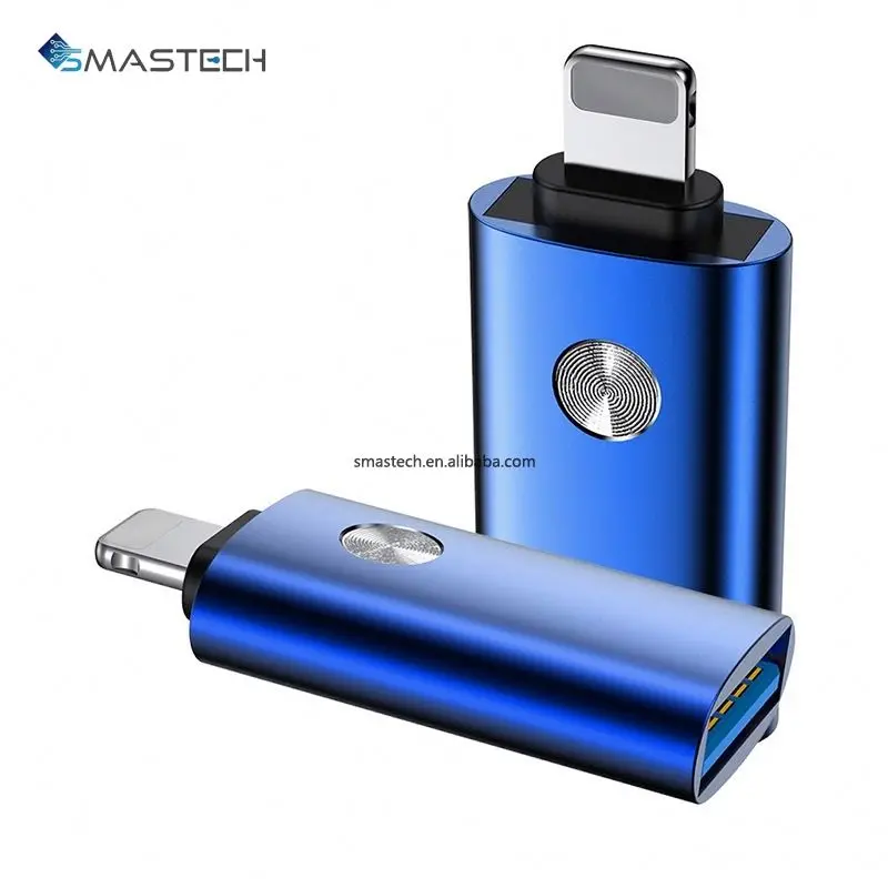Usb otg адаптер Коннектор для apple iPhone 7 8 Plus X 11 Pro конвертер iOS 13 подключение освещения к USB
