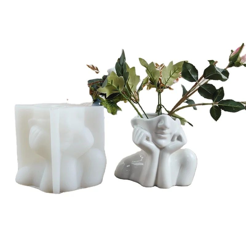 Силиконовая форма для цветочных Горшков