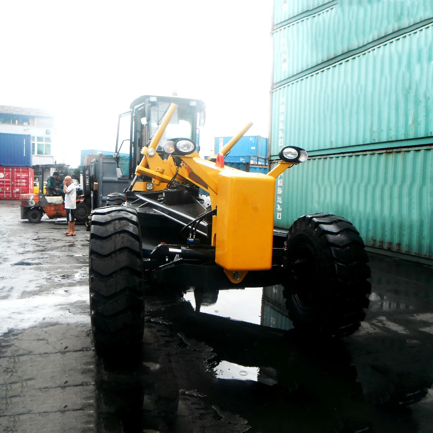 New 215HP 18 ton 19 ton motor grader front dozer back ripper GR2153