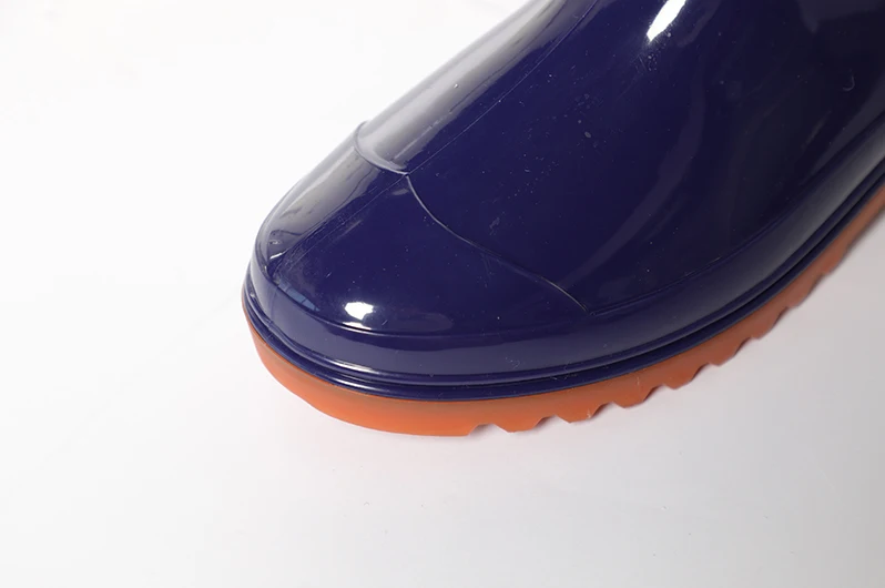 Wholesale Waterproof Tall With Cotton Lining Anti Slip Long Rubber Rain Boots for Women