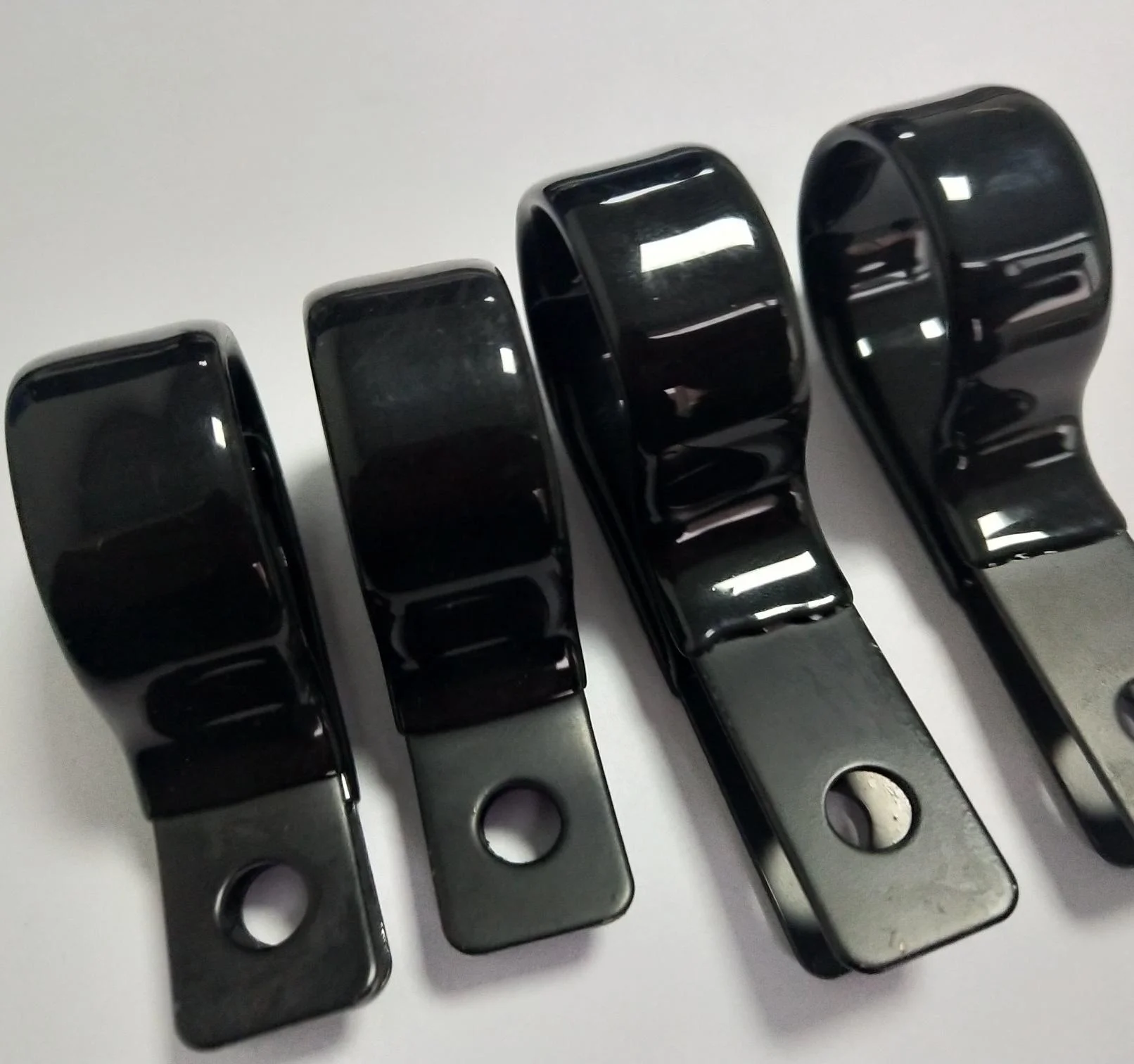 Factory Customized Hot Selling Water Heating Pipe Clamp Gas Pipe Clamp Hose Clamp Single Pipe with Rubber Natural Polishing