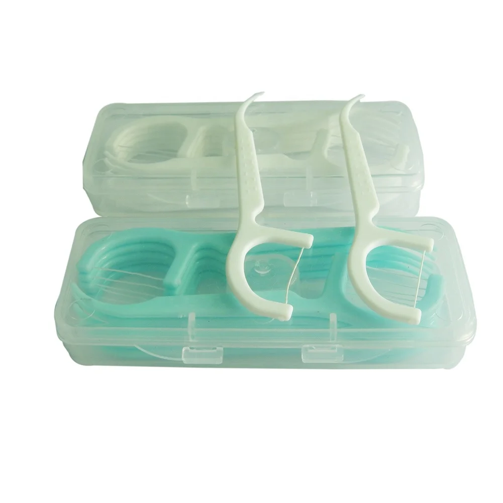 Factory Outlet Supply Bulk Pack Bamboo Floss for Oral Care and Orthodontic Floss Dental Floss Pick 50pcs