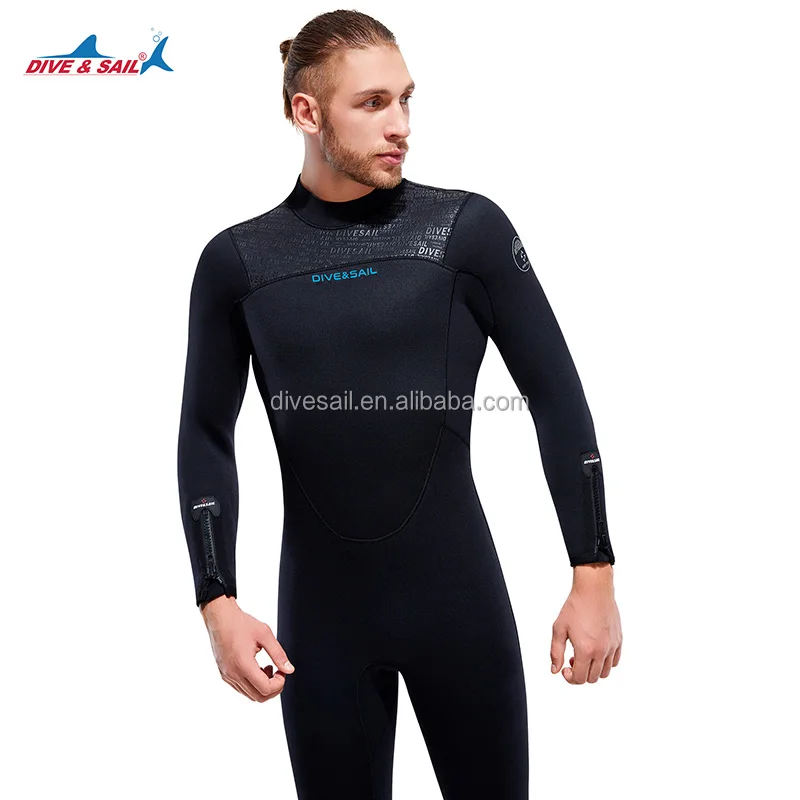 5MM Neoprene CR suit Swimming Scuba Diving Warm full body Velvet Lining Snorkeling Wetsuit with back zipper