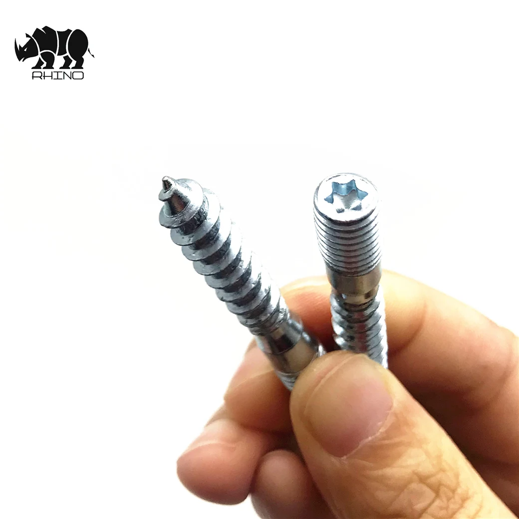 Double Threaded Tapping Screw Wood to Metric Thread Hanger bolt