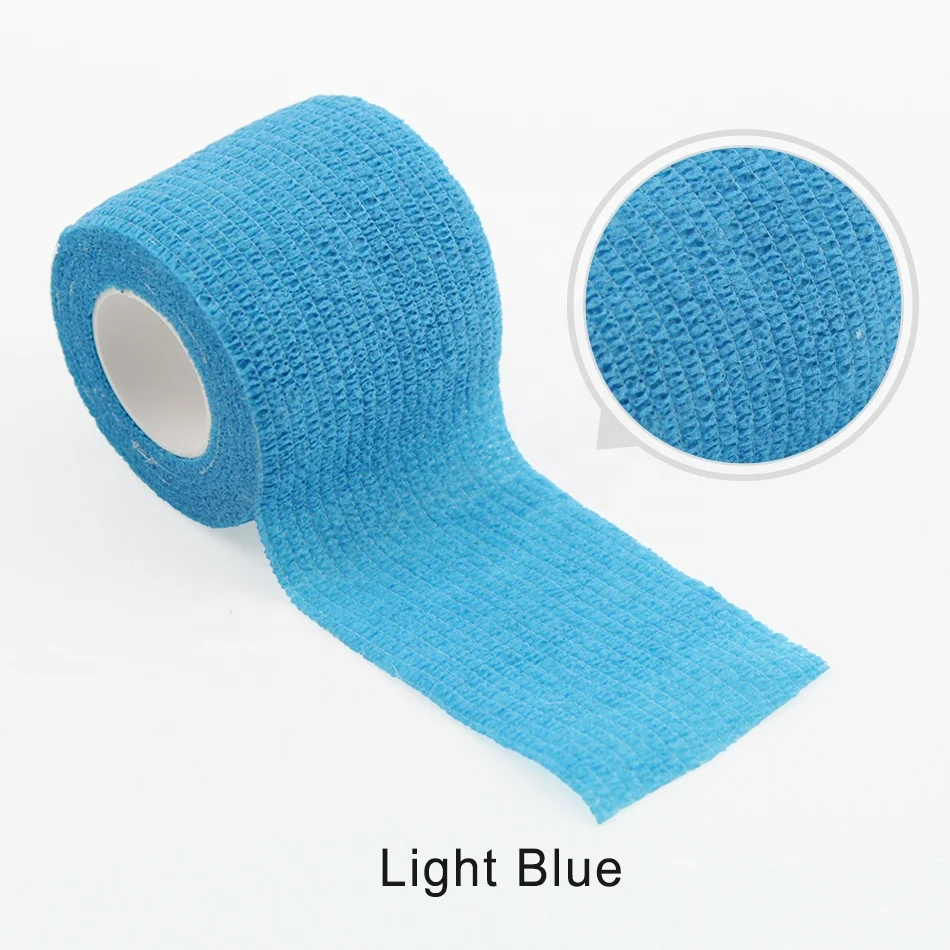 Non Woven Tape Flexible Gauze Bandages Self Adhesive Elastic 5cm Cohesive Bandage