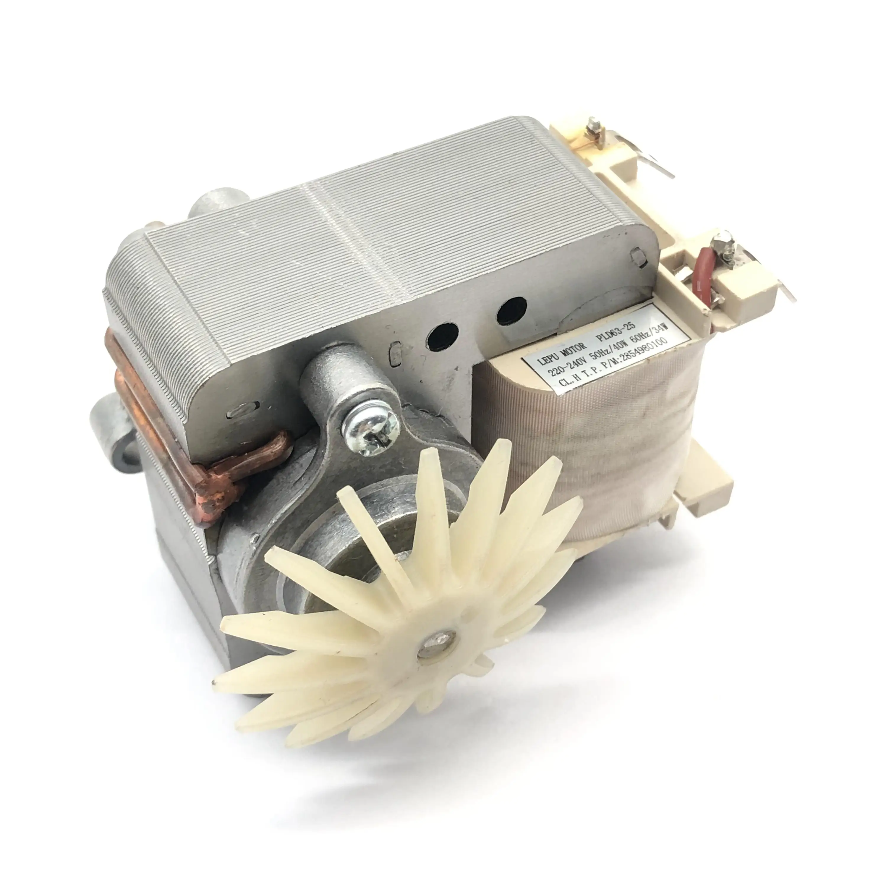 AC type of 63 series shaded pole motor washing machine dryer turbo fan motor with small blade 34W