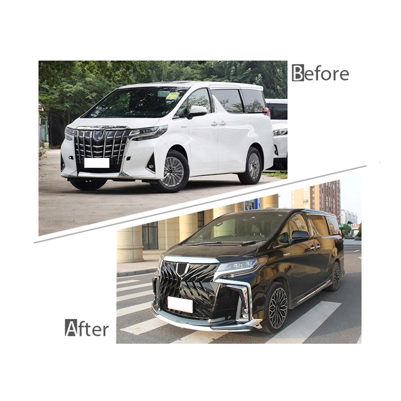 GBT Прямая поставка автомобильный комплект для toyota alphard Berg комплект включает решетку радиатора facelift для кузова alphard 30