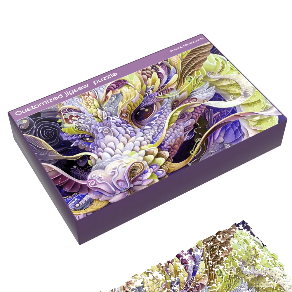 Free Sample Custom Design Toy Adult Puzzle Games 100 500 1000 2000 Pieces Jigsaw Puzzle For Kids