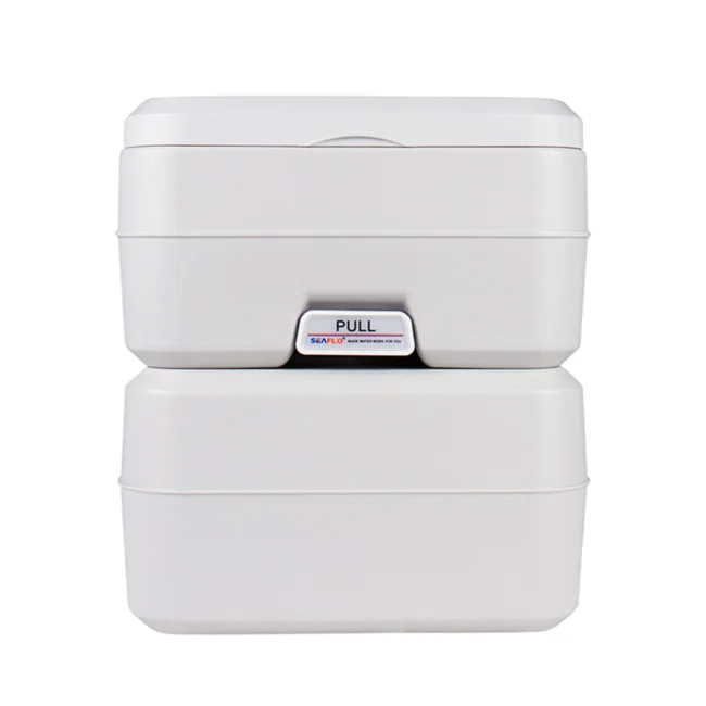 SEAFLO 20L Luxury Mobile Portable Bathroom Toilets Shower Van with Sink 10L Caravan Trailer Plastic Toilet Seat