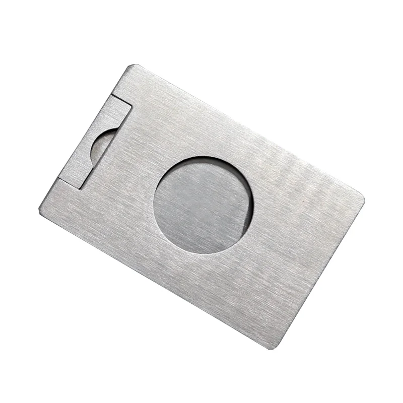 New Stainless Steel Metal Classic Cigar Cutter Guillotine Cigar Scissor Knife Square Shape Cigar Cutter