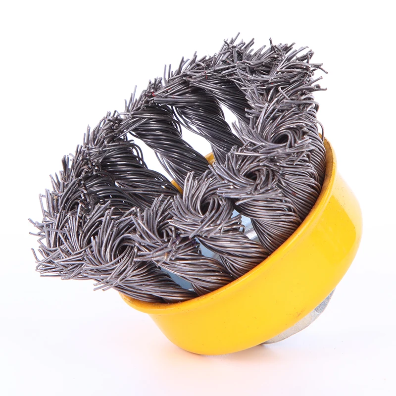 Wholesale high quality circular wire wheel brush stainless steel twist knot wire cup brushes