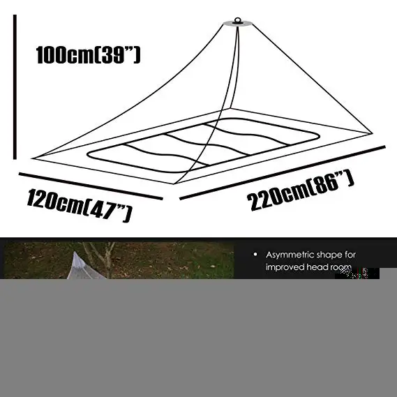 Mosquito Net for Single Camping Bed