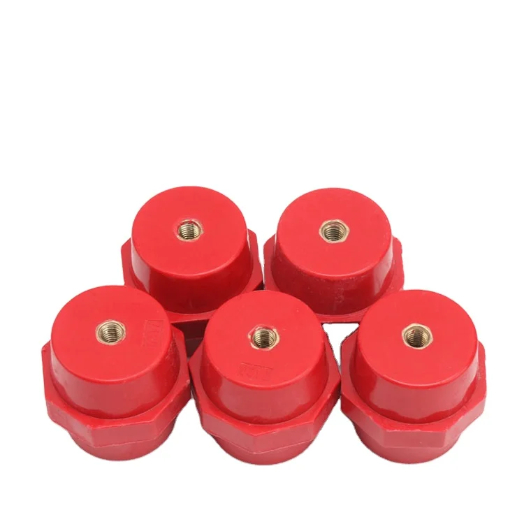 Low voltage Bus Bar Supports Standoff Insulator  BMC SMC Material Copper core